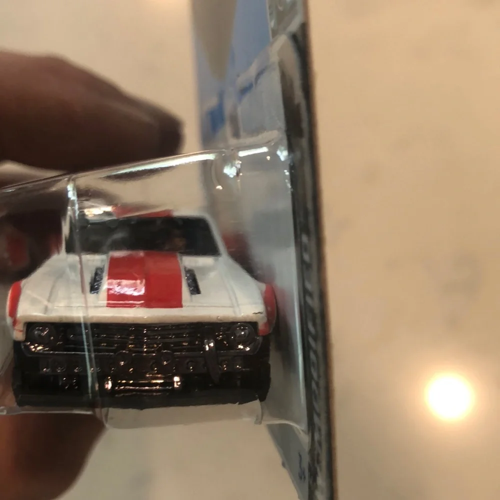 Custom '68 Camaro Toy Car - Red and White